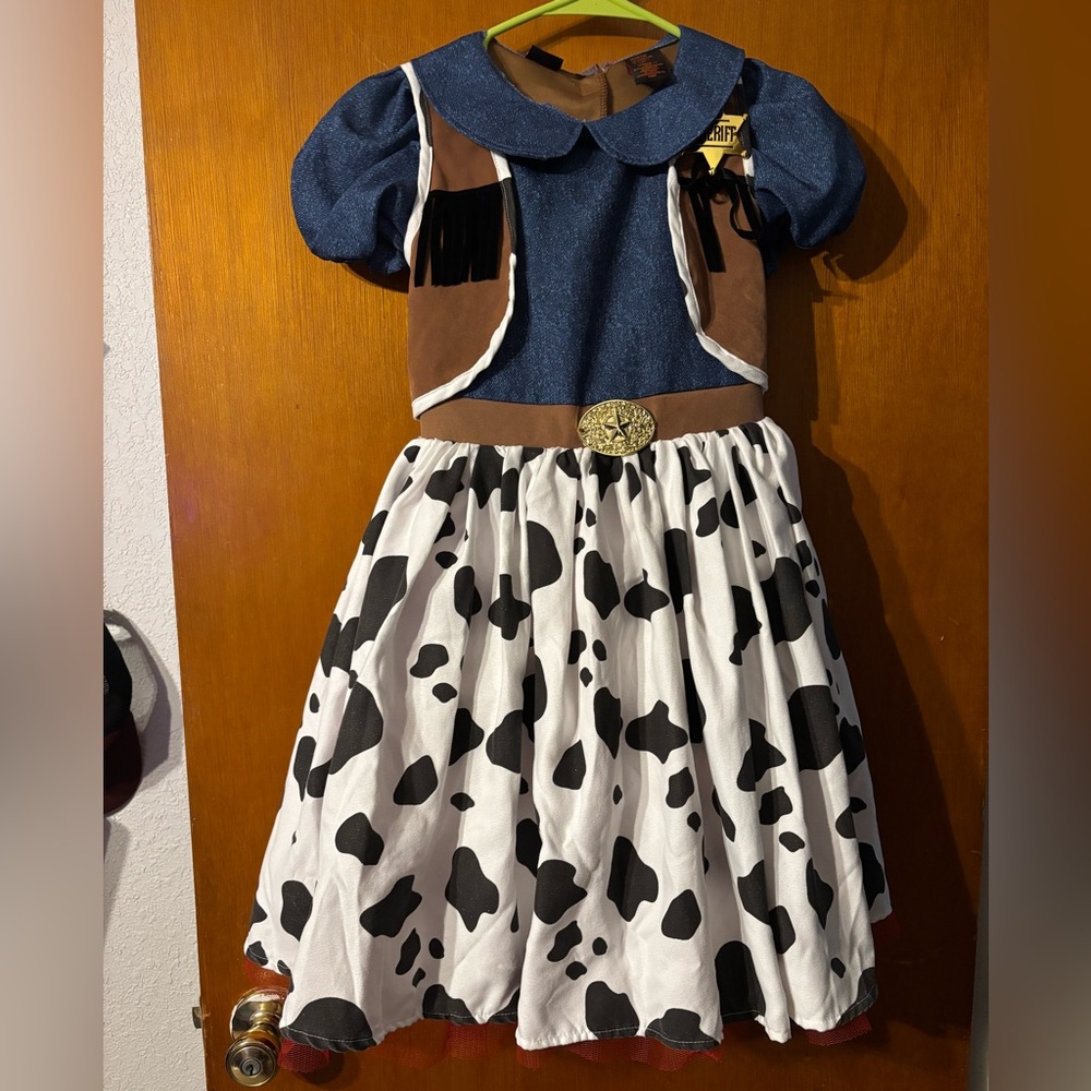 Jesse Toy Story Costume for Kids - cow print